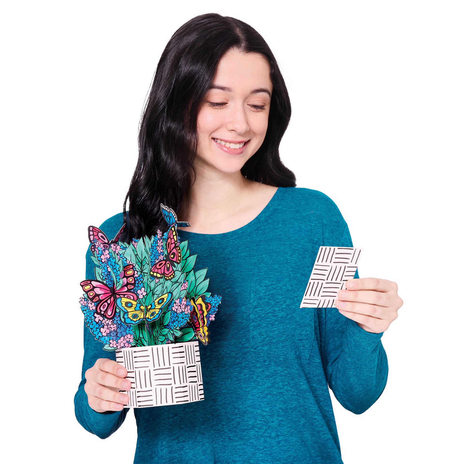 slide 4 of 4, Faber-Castell Butterfly Pop Up Coloring Bouquet, 1 ct