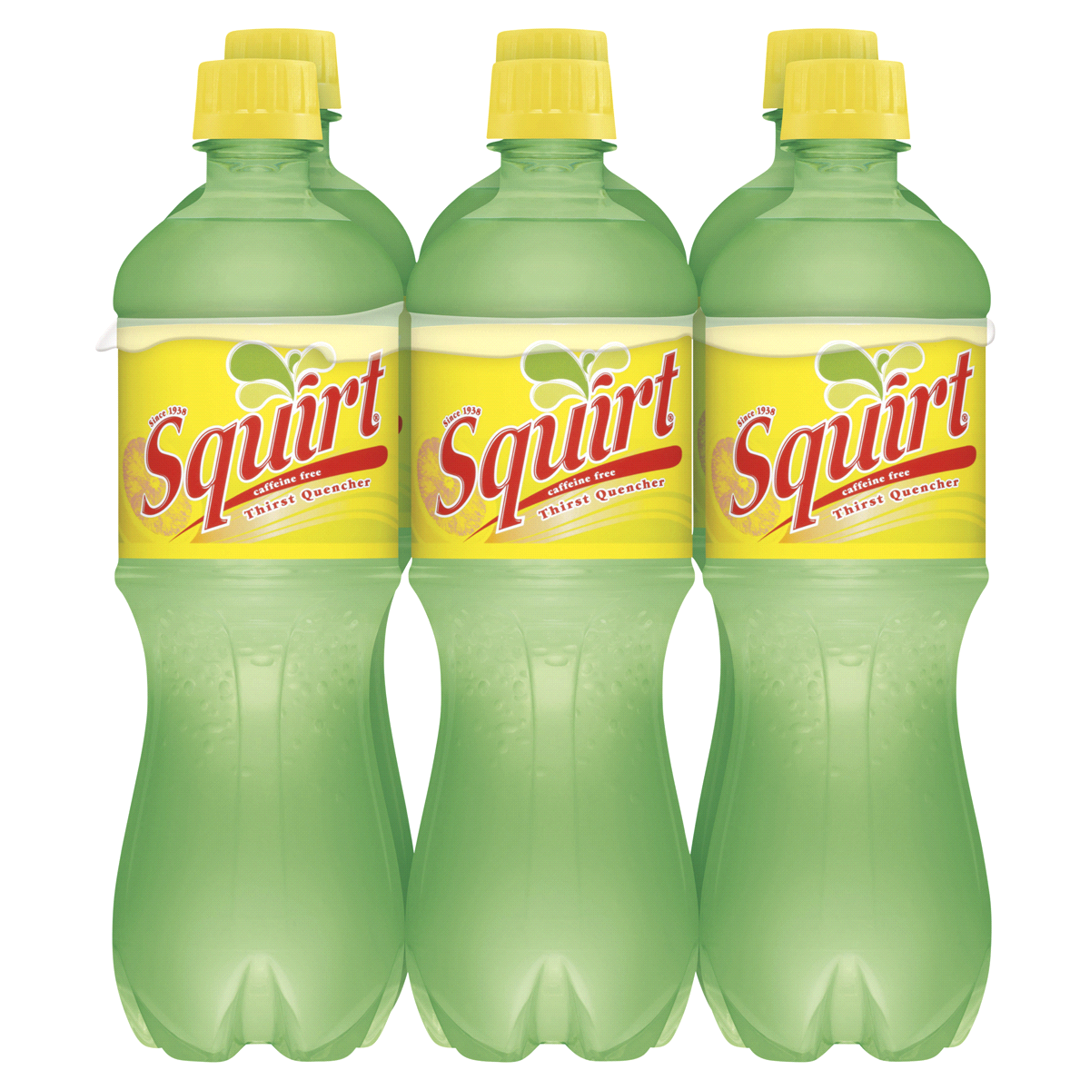 slide 1 of 25, Squirt 6 Pack Caffeine Free Grapefruit Soda Thirst Quencher 6 - 16.9 fl oz Bottles, 6 ct