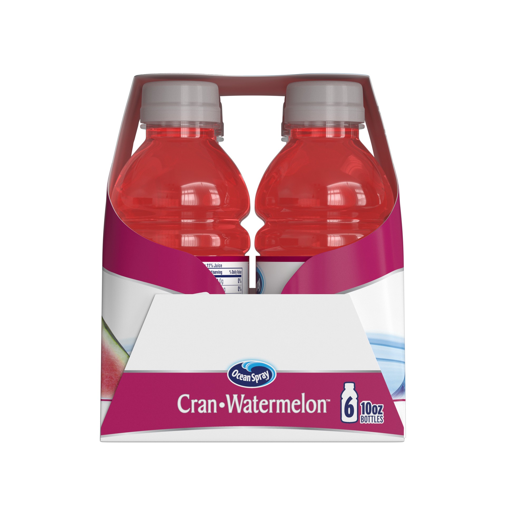 slide 9 of 10, Ocean Spray Cran-Watermelon™ Cranberry Watermelon Juice Drinks, 10 Fl Oz Bottles, 6 Count, 60 fl oz