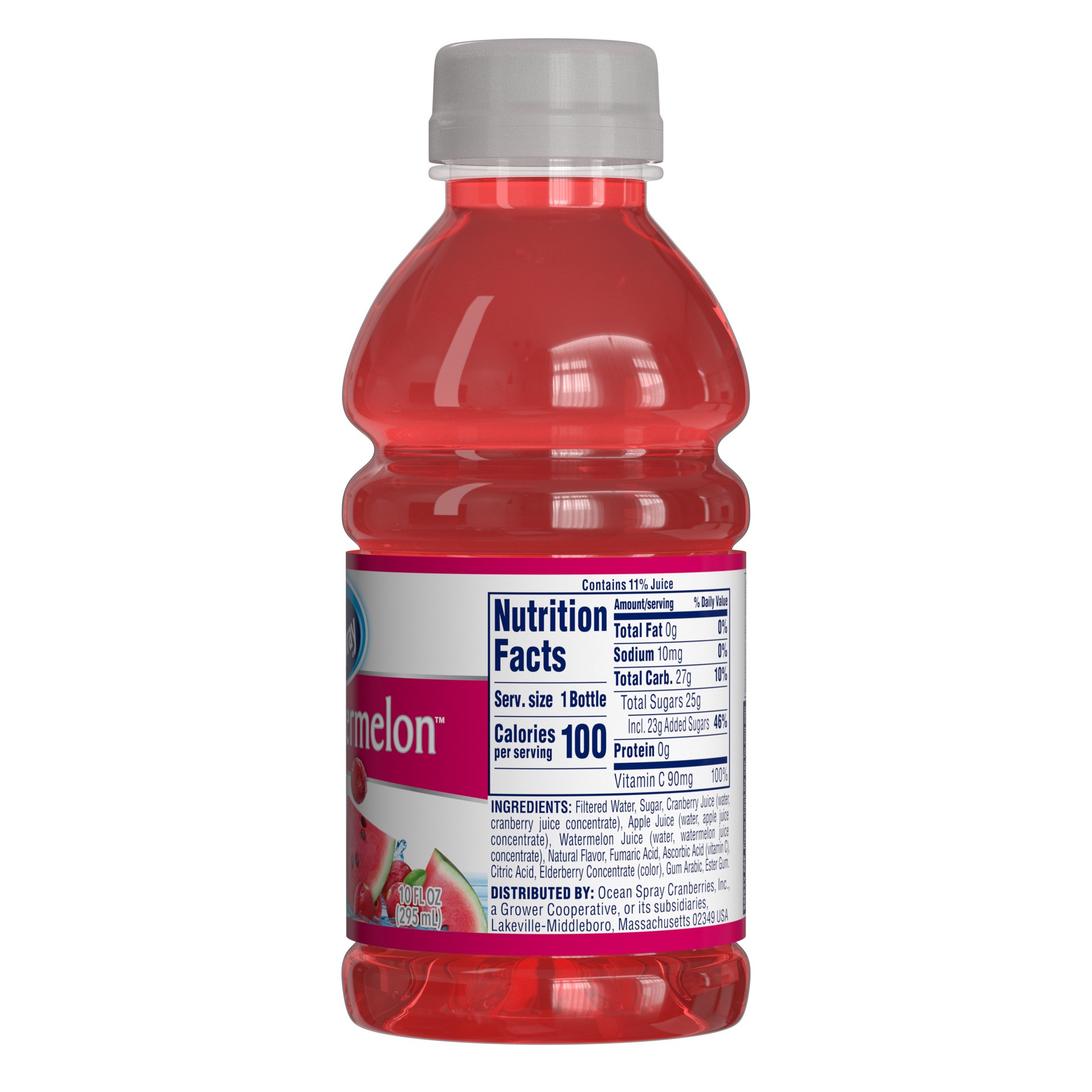 slide 5 of 10, Ocean Spray Cran-Watermelon™ Cranberry Watermelon Juice Drinks, 10 Fl Oz Bottles, 6 Count, 60 fl oz