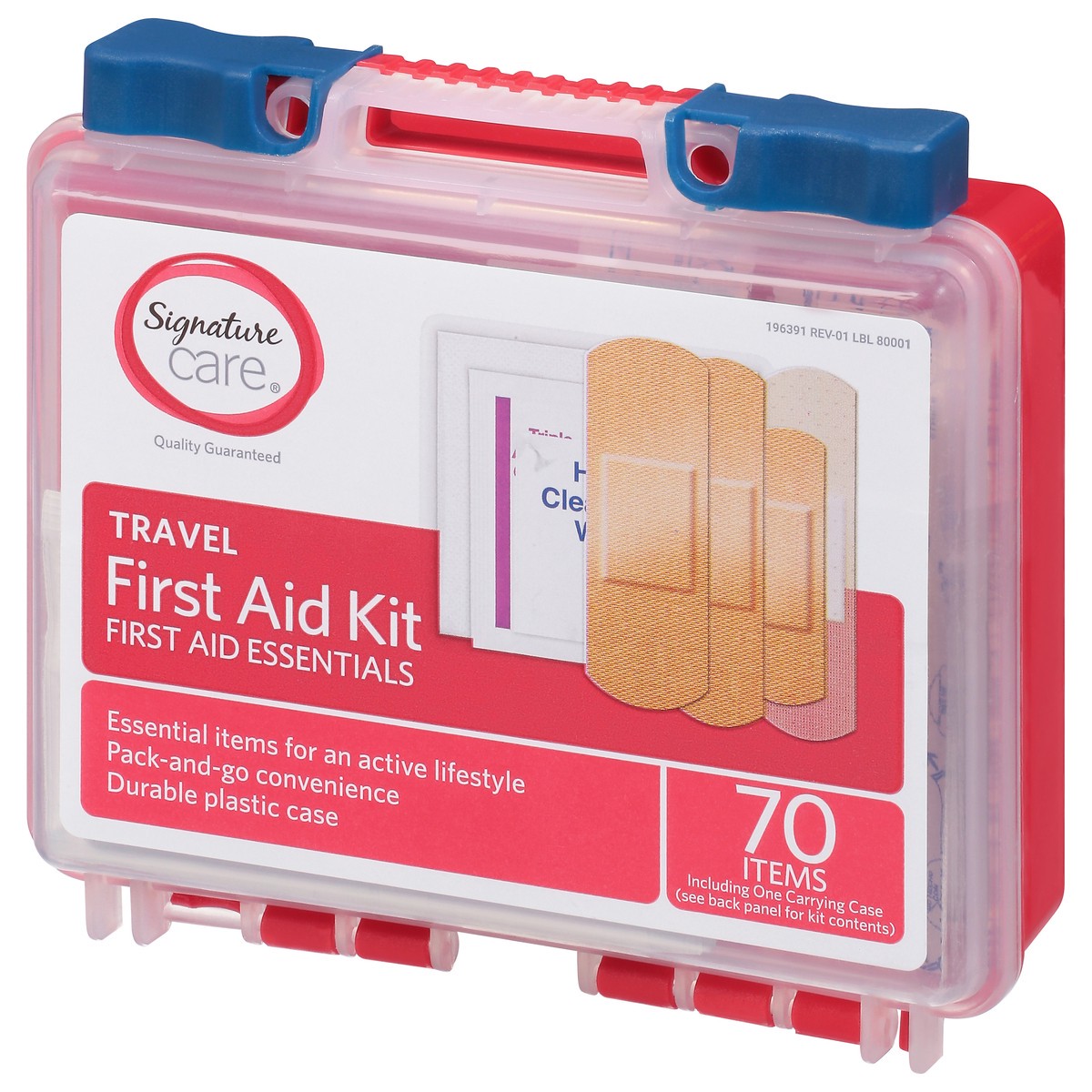 slide 2 of 4, Signature Select/care 70 Piece First Aid Travel Kit Each - Each, 70 pc