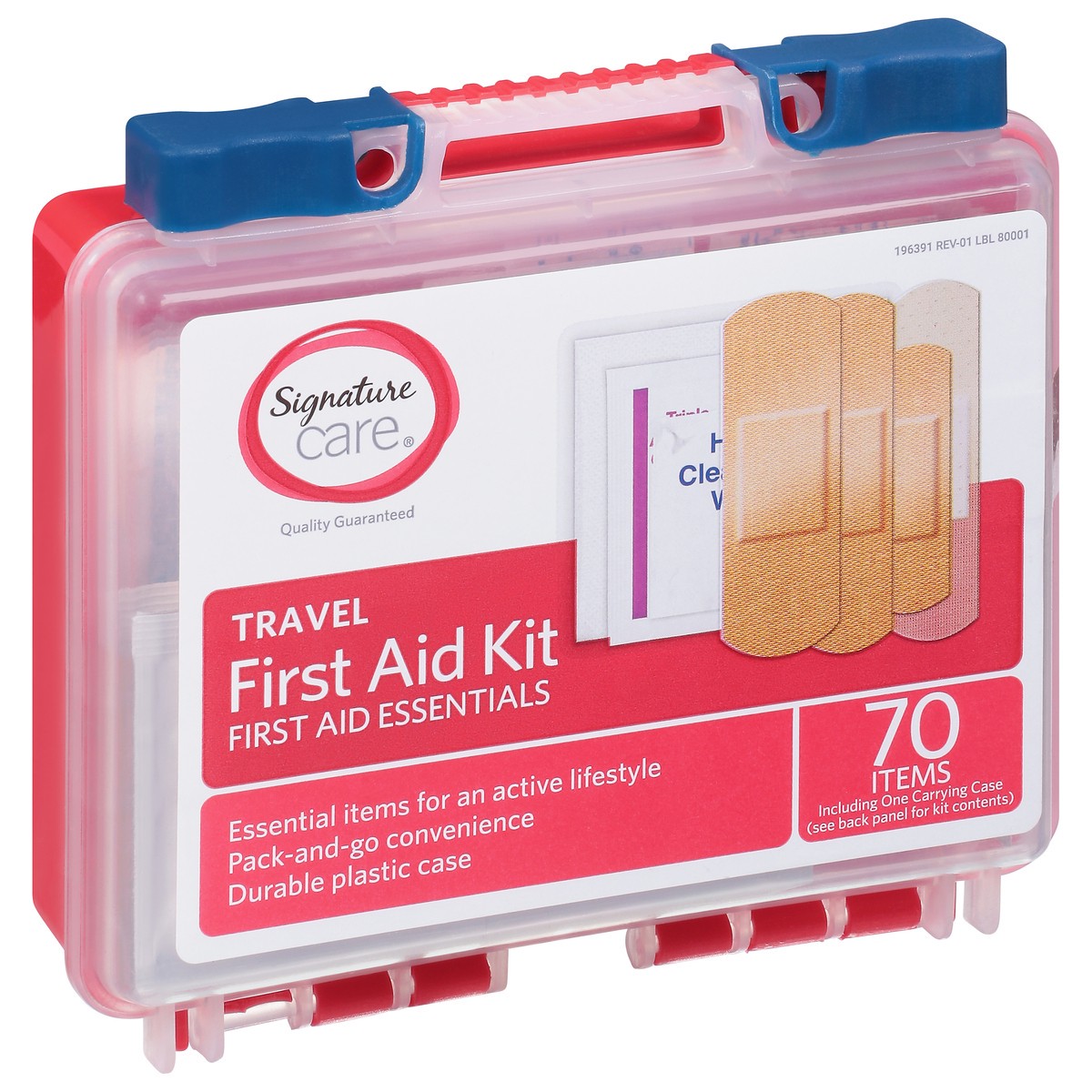 slide 3 of 4, Signature Select/care 70 Piece First Aid Travel Kit Each - Each, 70 pc