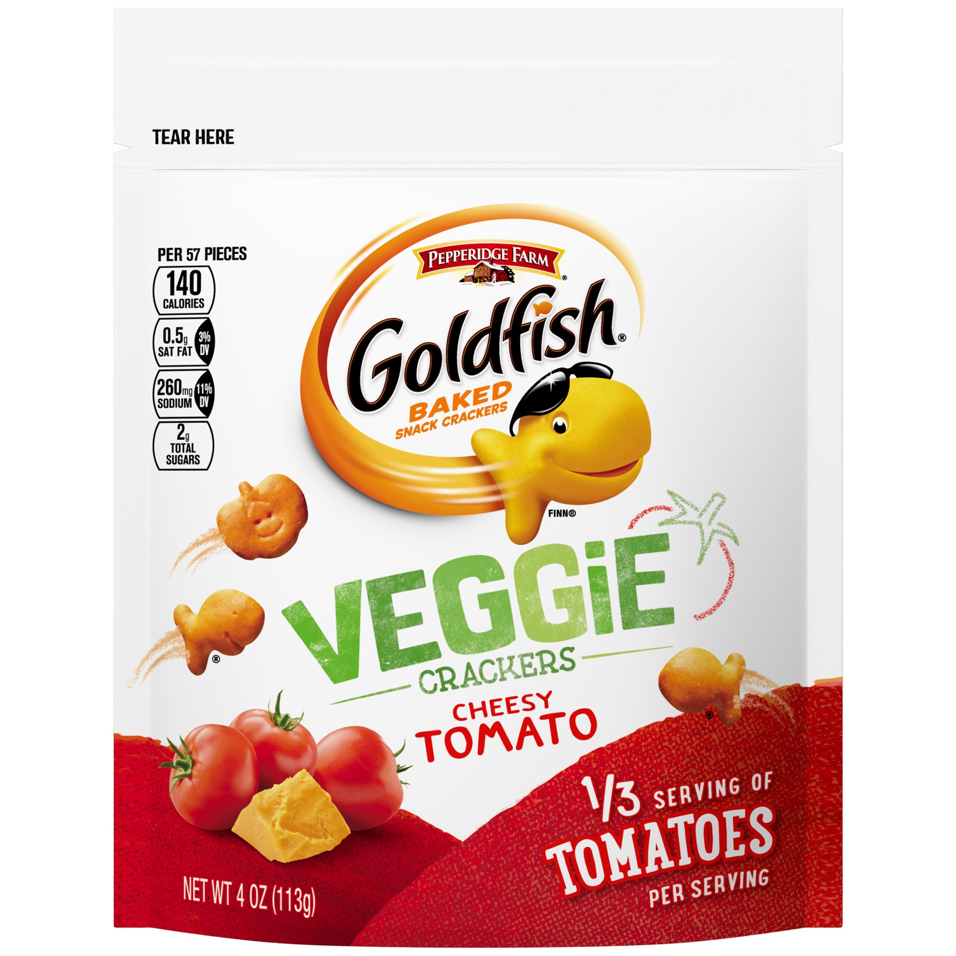 slide 6 of 10, Goldfish Veggie Tomato, 4 oz