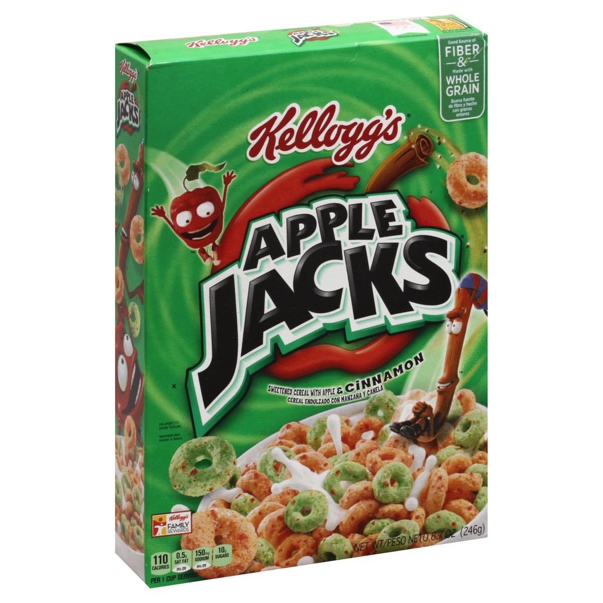 slide 7 of 8, Apple Jacks Cereal 8.7 oz, 8.7 oz