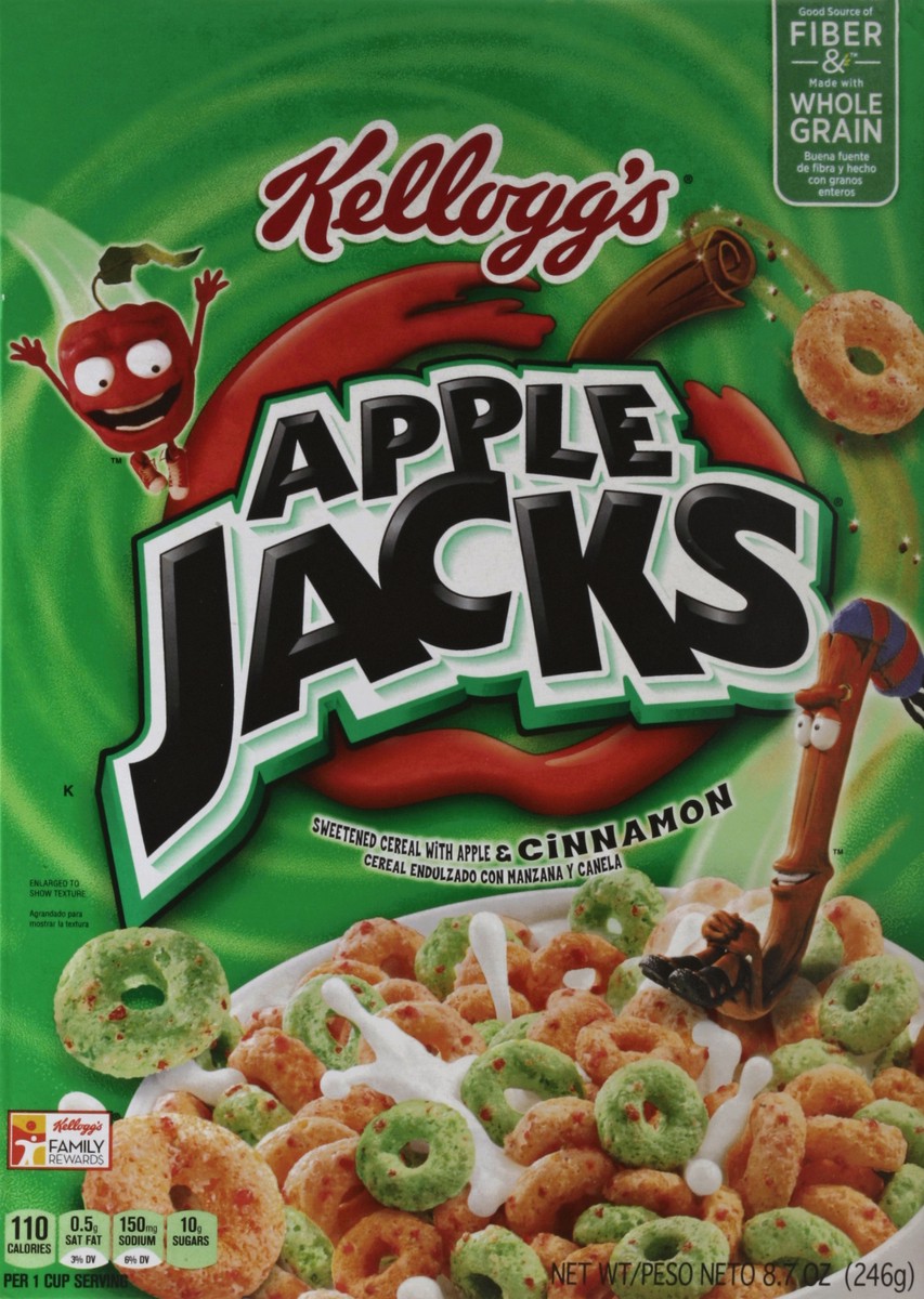 slide 1 of 8, Apple Jacks Cereal 8.7 oz, 8.7 oz