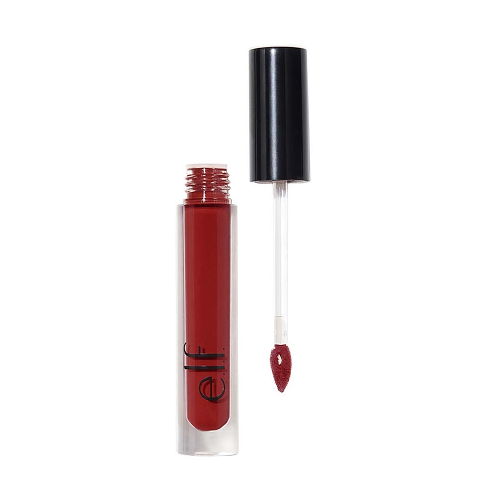 slide 1 of 1, e.l.f. Liquid Matte Lipstick, Red Vixen, 0.1 fl oz