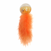 slide 1 of 1, MultiPet Lattice Ball With Feather (Assorted), 2 ct