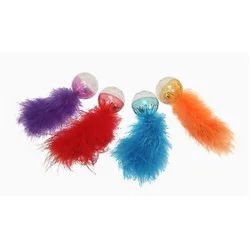MultiPet Lattice Ball With Feather (Assorted)