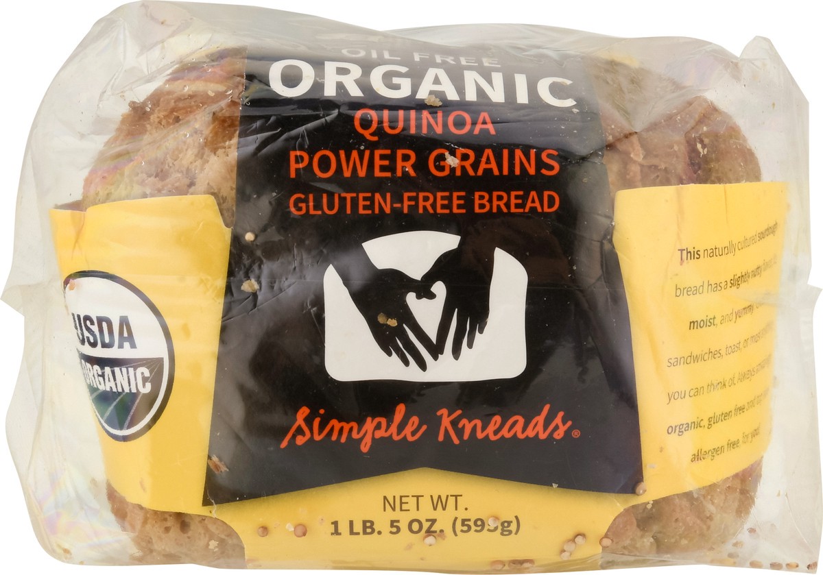 slide 14 of 15, Simple Kneads Gluten-Free Organic Quinoa Power Grains Bread 21 oz, 21 oz