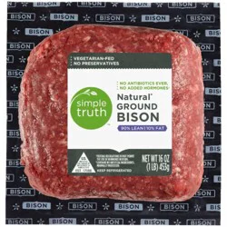 Simple Truth Natural Ground Bison 90% Lean
