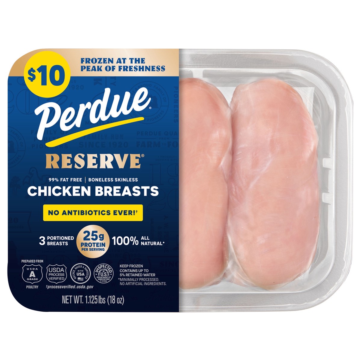 slide 1 of 7, Perdue NAE Boneless Skinless Chicken Breast With Rib Meat, 18 oz, 18 oz