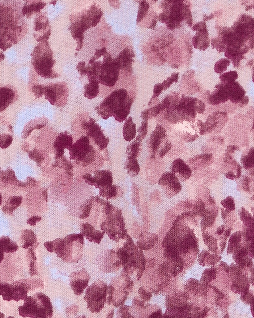 slide 2 of 2, Carter's Kid Floral Print Fleece Pullover Pink 4, 1 ct