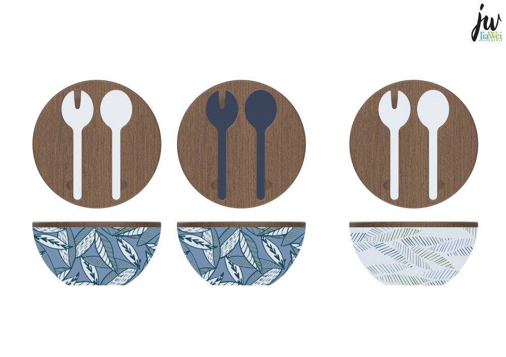 slide 1 of 1, SDS for HD Designs Serving Bowl with Utensils, 1 ct