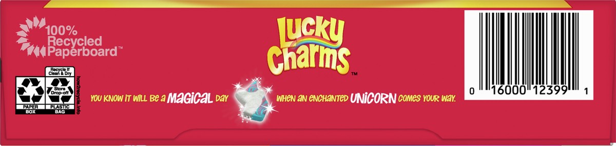 slide 2 of 9, Lucky Charms Gluten Free Cereal with Marshmallows, Kids Breakfast Cereal, Made with Whole Grain, 10.5 oz, 10.5 oz