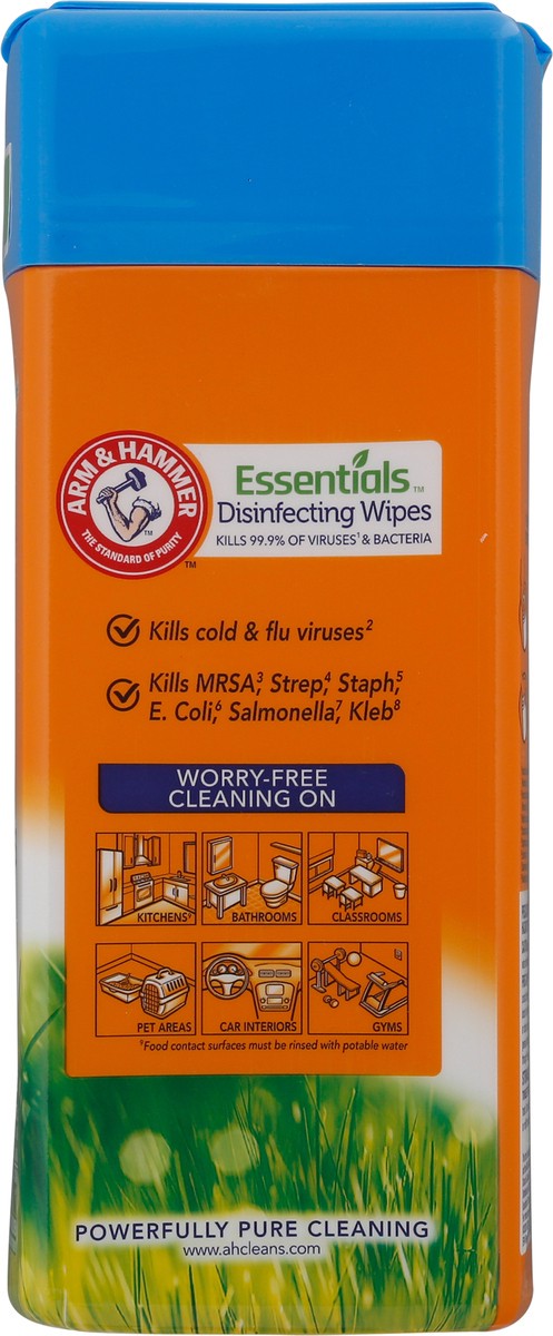 slide 11 of 12, ARM & HAMMER Arm & Ham Essentials Disinfecting Wipes Renewing Rain, 80 ct