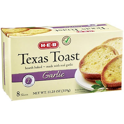 slide 1 of 1, H-E-B Garlic Texas Toast, 8 ct