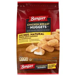Banquet Chicken Breast Nuggets, Frozen Meal, 30 oz.