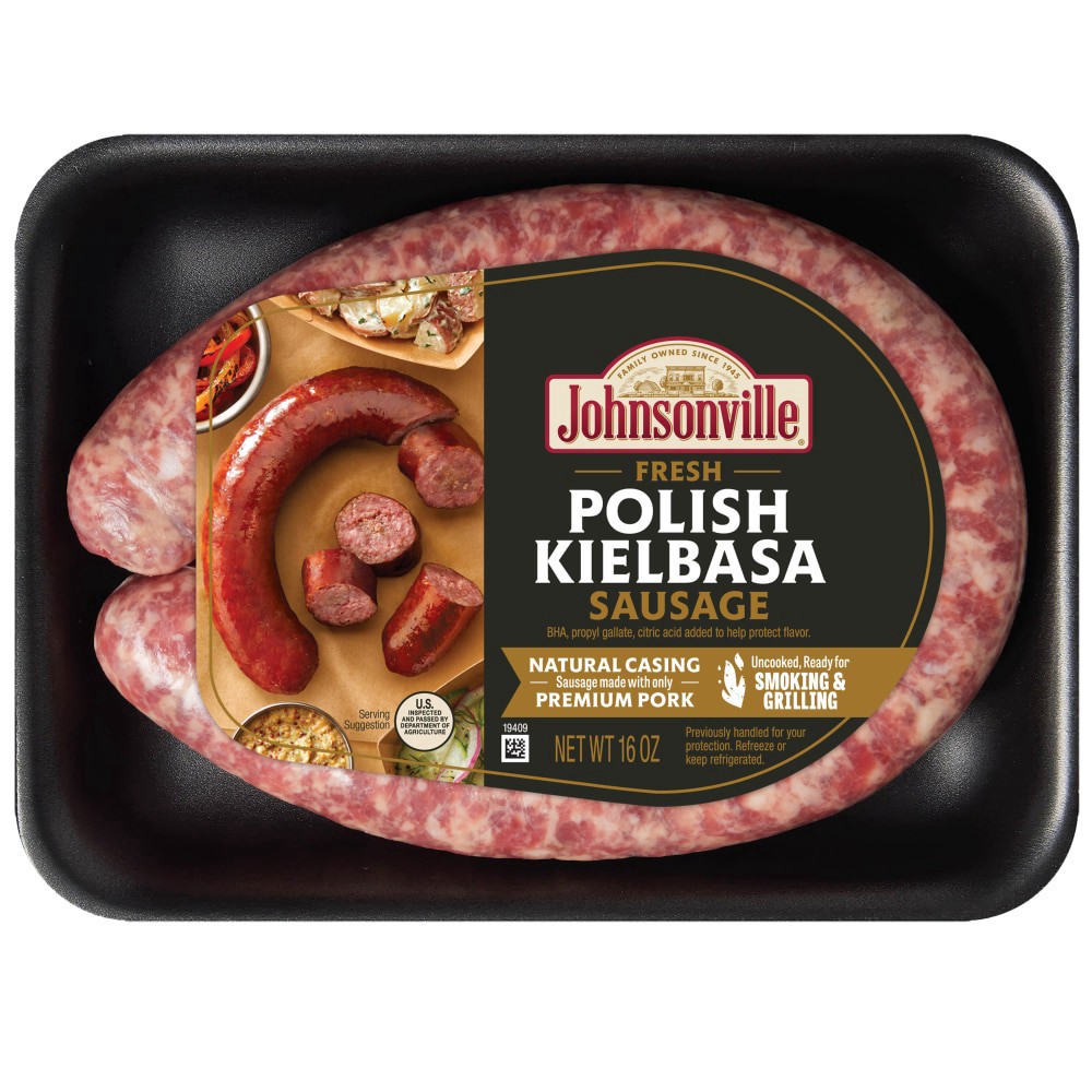 slide 1 of 1, Johnsonville Fresh Polish Kielbasa Rope Sausage, 16 oz