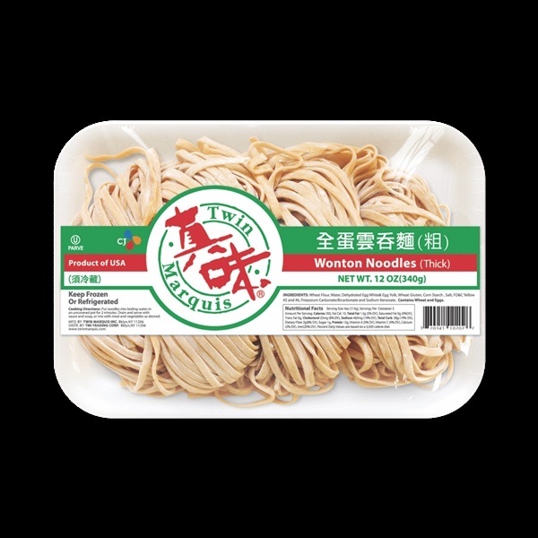 slide 1 of 1, Twin Marquis Wonton Noodle, 12 oz