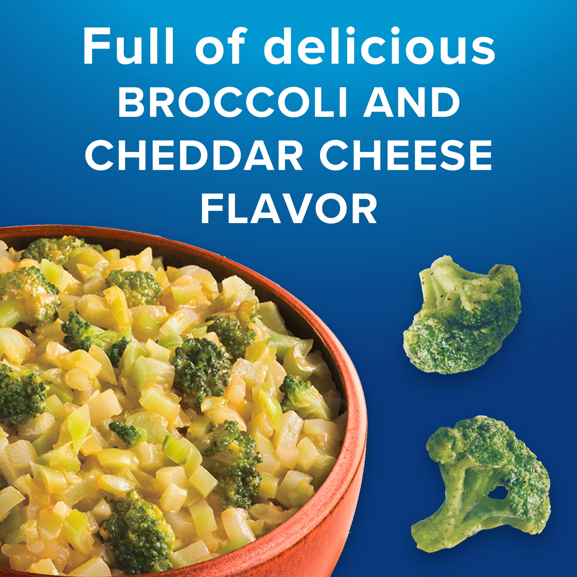 slide 2 of 7, Birds Eye SteamFresh Cheddar Cheese Sauce Riced Broccoli 10 oz, 10 oz