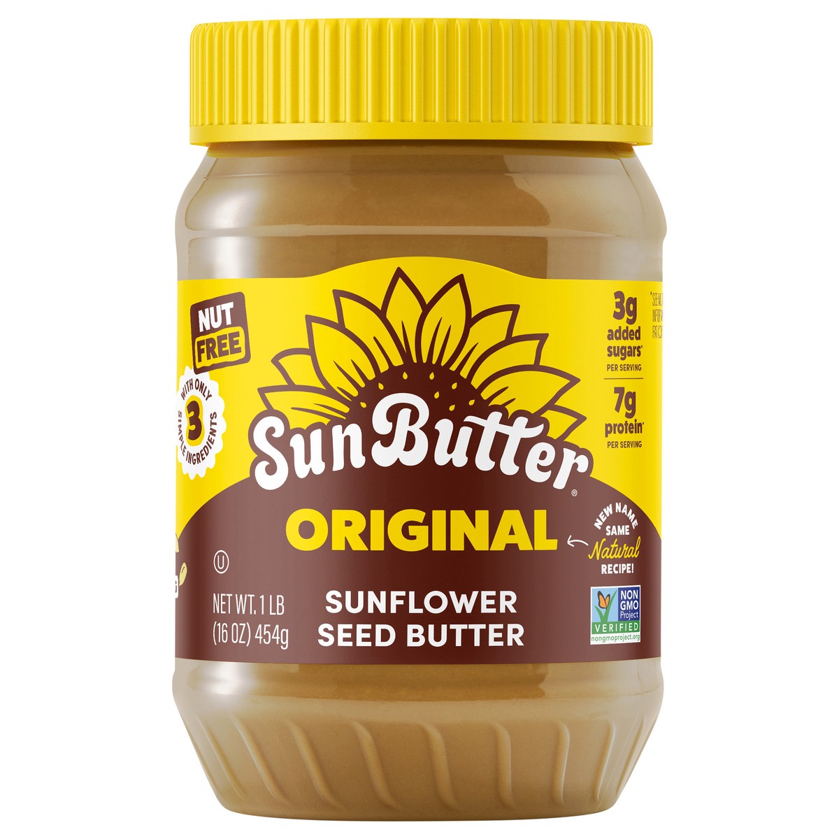 slide 1 of 9, SunButter Original Sunflower Seed Butter 16 oz, 1 lb