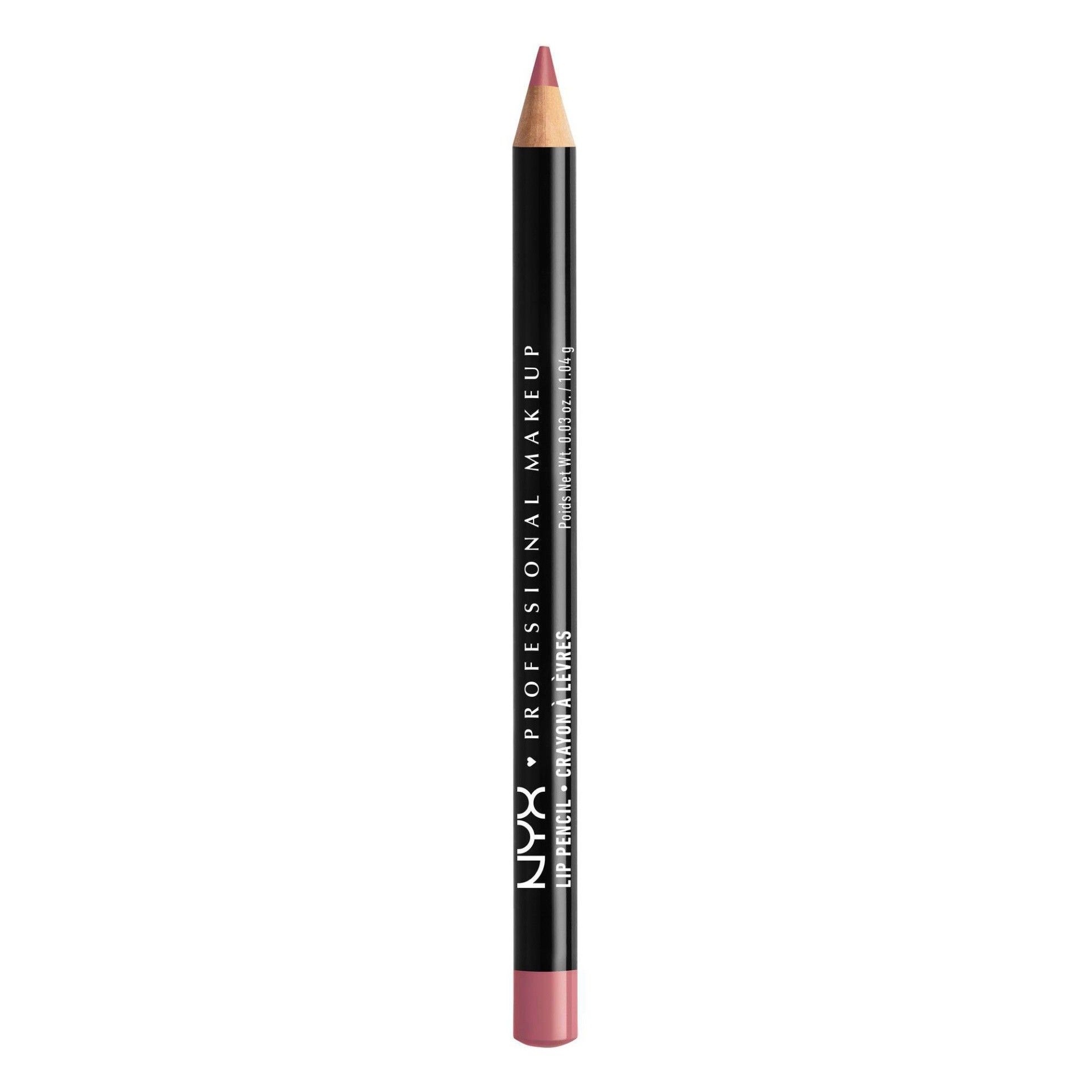 slide 1 of 6, NYX Professional Makeup Plum Slim Lip Pencil, 0.04 oz