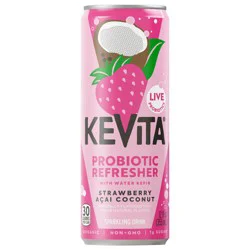 KeVita Sparkling Probiotic Drink, Strawberry Açaí, 12 Fl Oz Can