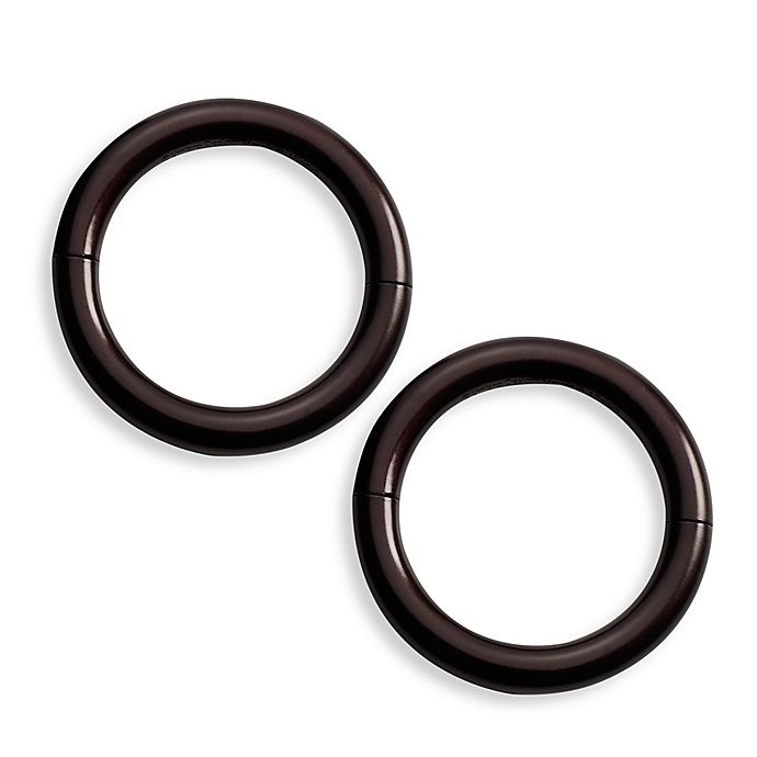 slide 1 of 1, Umbra Halo Floating Magnetic Tie Backs - Bronze, 2 ct