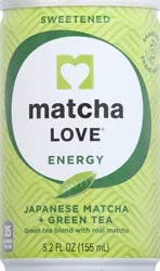 matcha LOVE Energy Shot, Japanese Matcha + Green Tea, Sweetened - 5.2 fl oz
