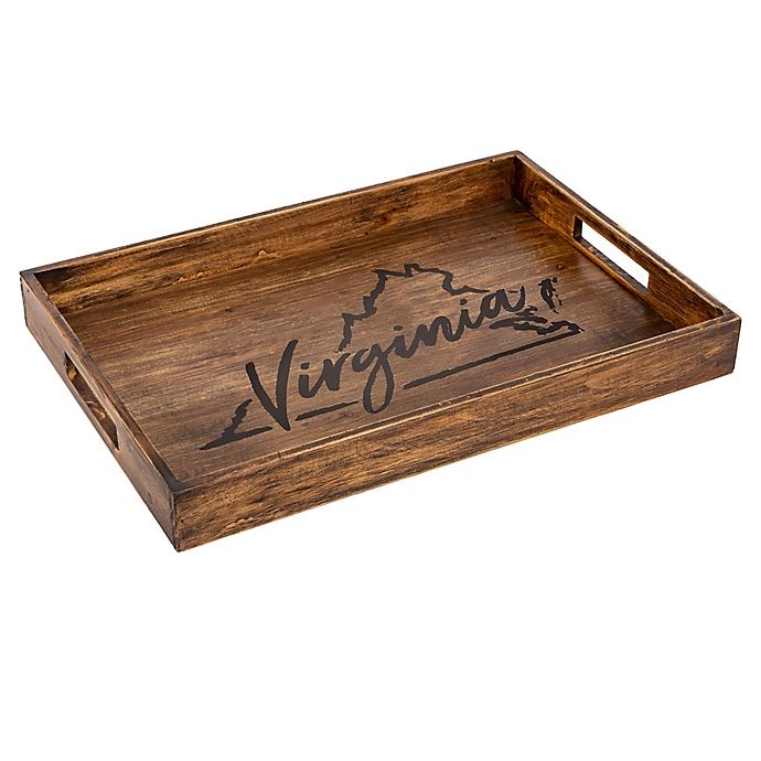 slide 2 of 2, Core Home Virginia Rectangular Wood Serving Tray, 1 ct