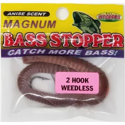 Bass Stopper Magnum 2 Hook Weedless Natural
