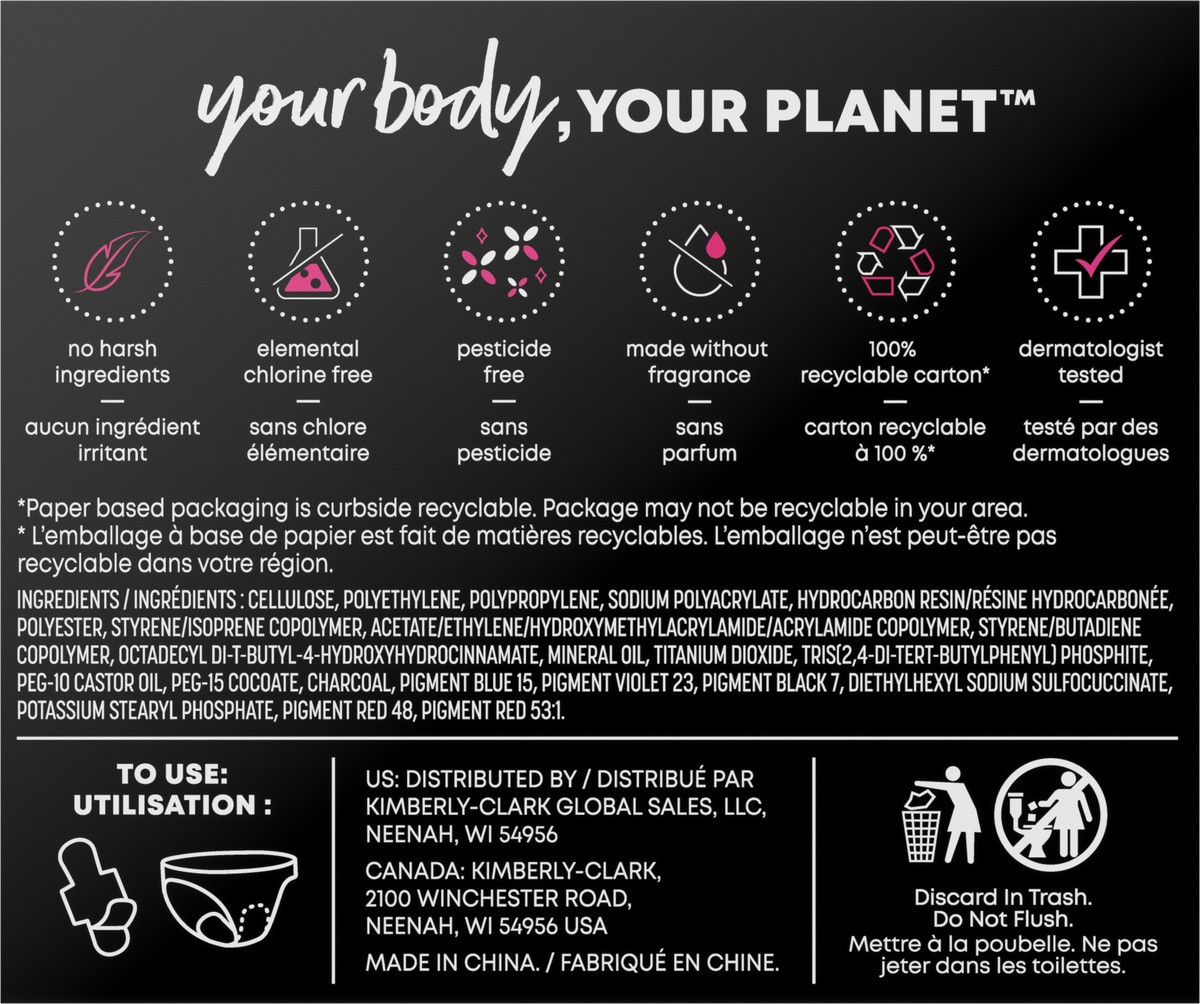 slide 6 of 10, U by Kotex Balance Ultra Thin Pads with Wings, Regular Absorbency, 18 Count, 18 ct