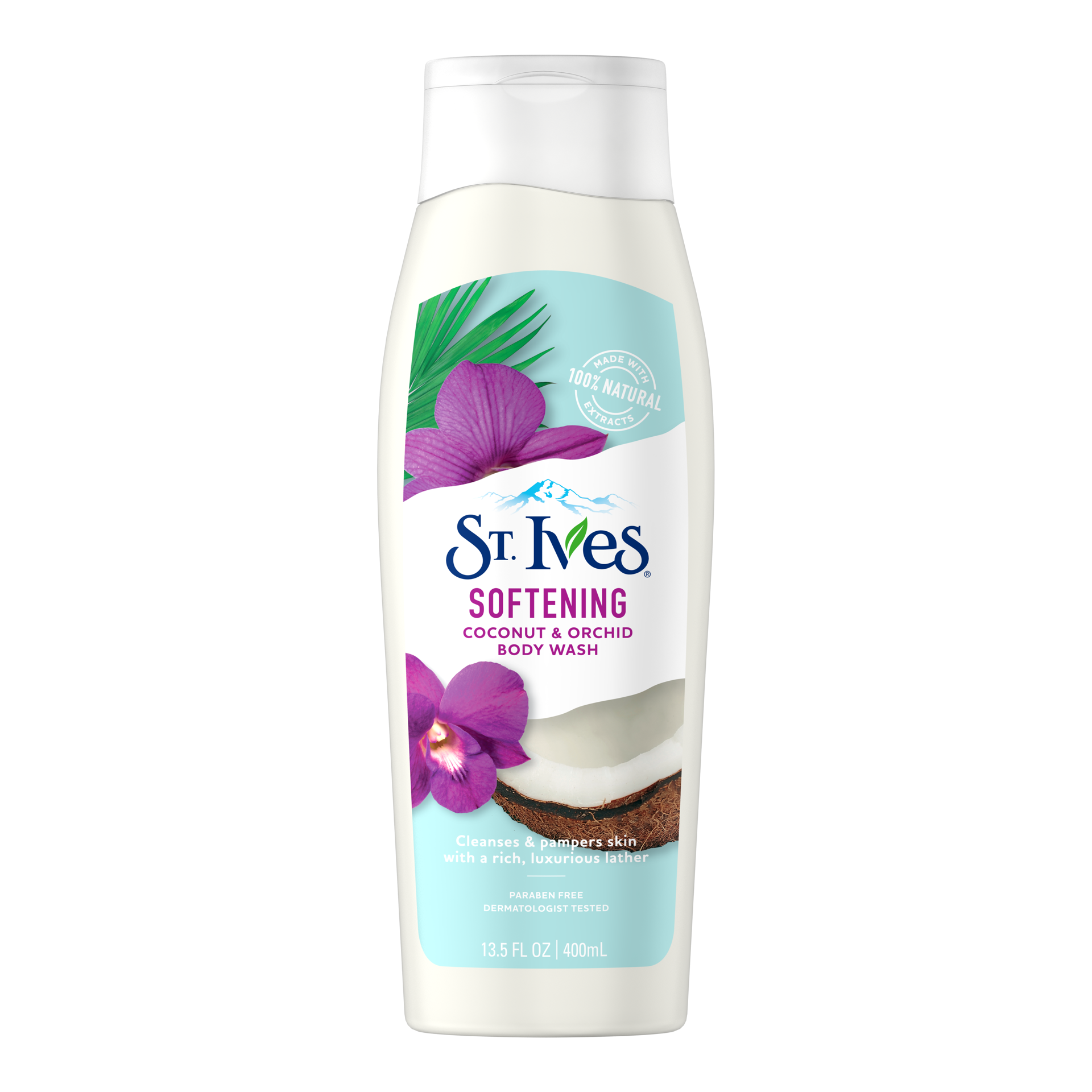 slide 2 of 4, St. Ives Softening Body Wash Coconut and Orchid, 13.5 oz, 13.5 oz