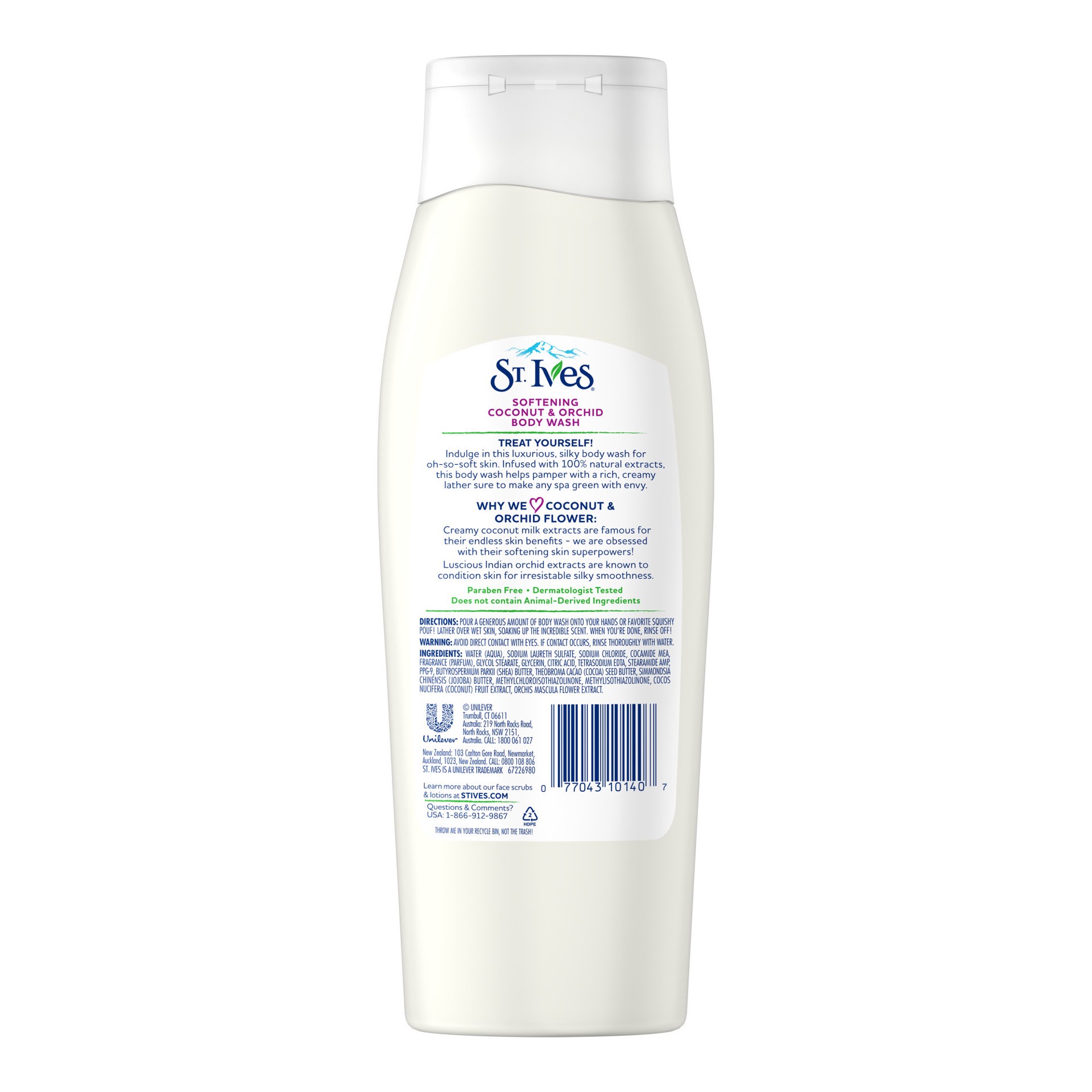 slide 3 of 4, St. Ives Softening Body Wash Coconut and Orchid, 13.5 oz, 13.5 oz