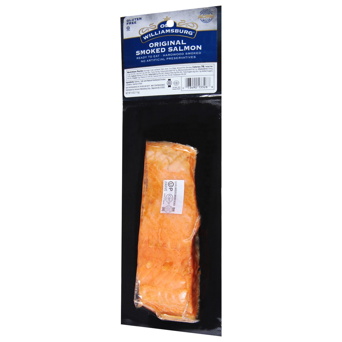 slide 7 of 9, Old Williamsburgh Acme Old Williamsburg Smoked Original Salmon 4 oz, 4 oz