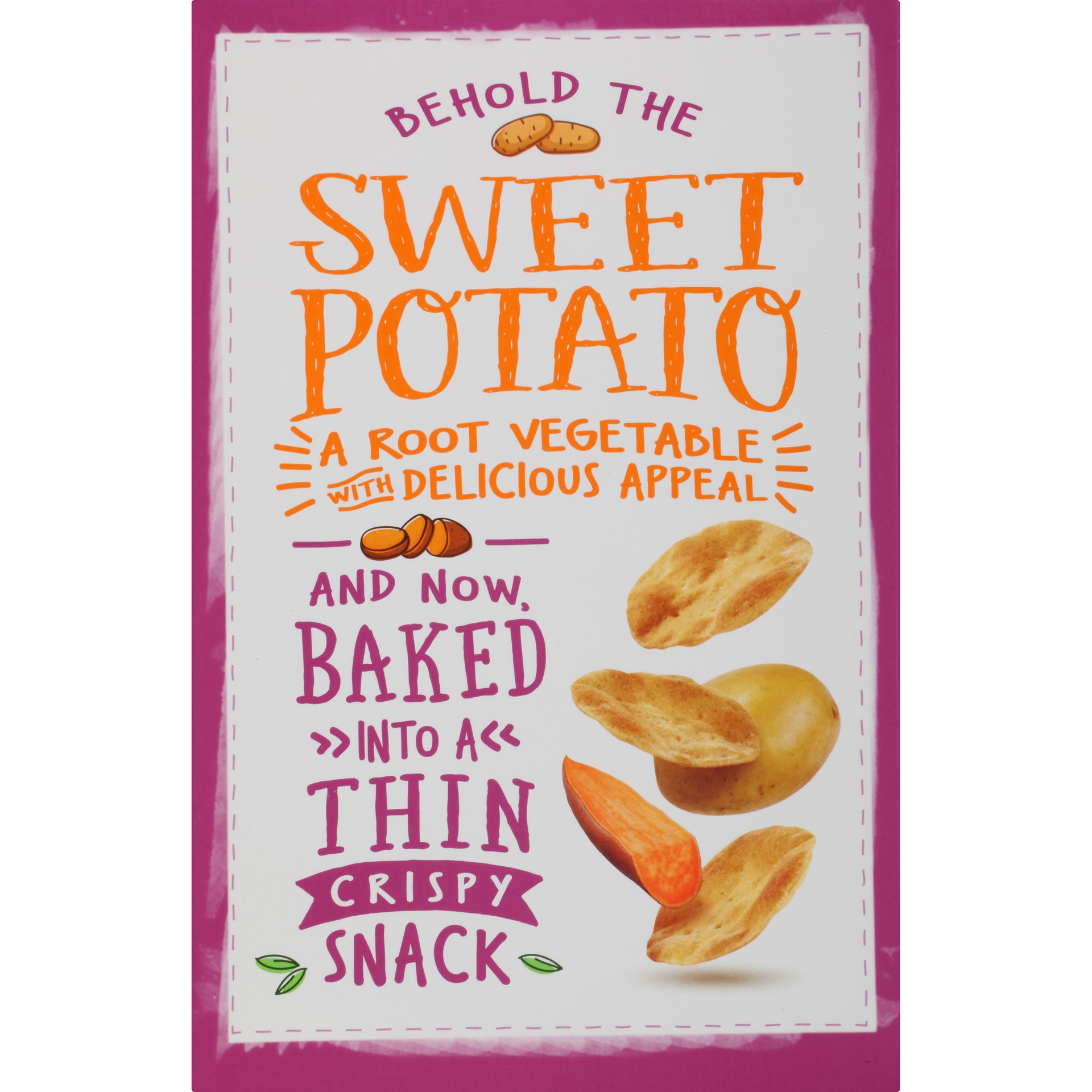 slide 4 of 5, GOOD THiNS Sweet Potato Crackers, 1 box (3.75oz), 3.74 oz