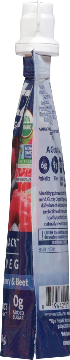 slide 9 of 9, Gutzy Organic Apple Raspberry Blueberry Beet Prebiotic Gut Health Snack 3.9 oz, 3.9 oz