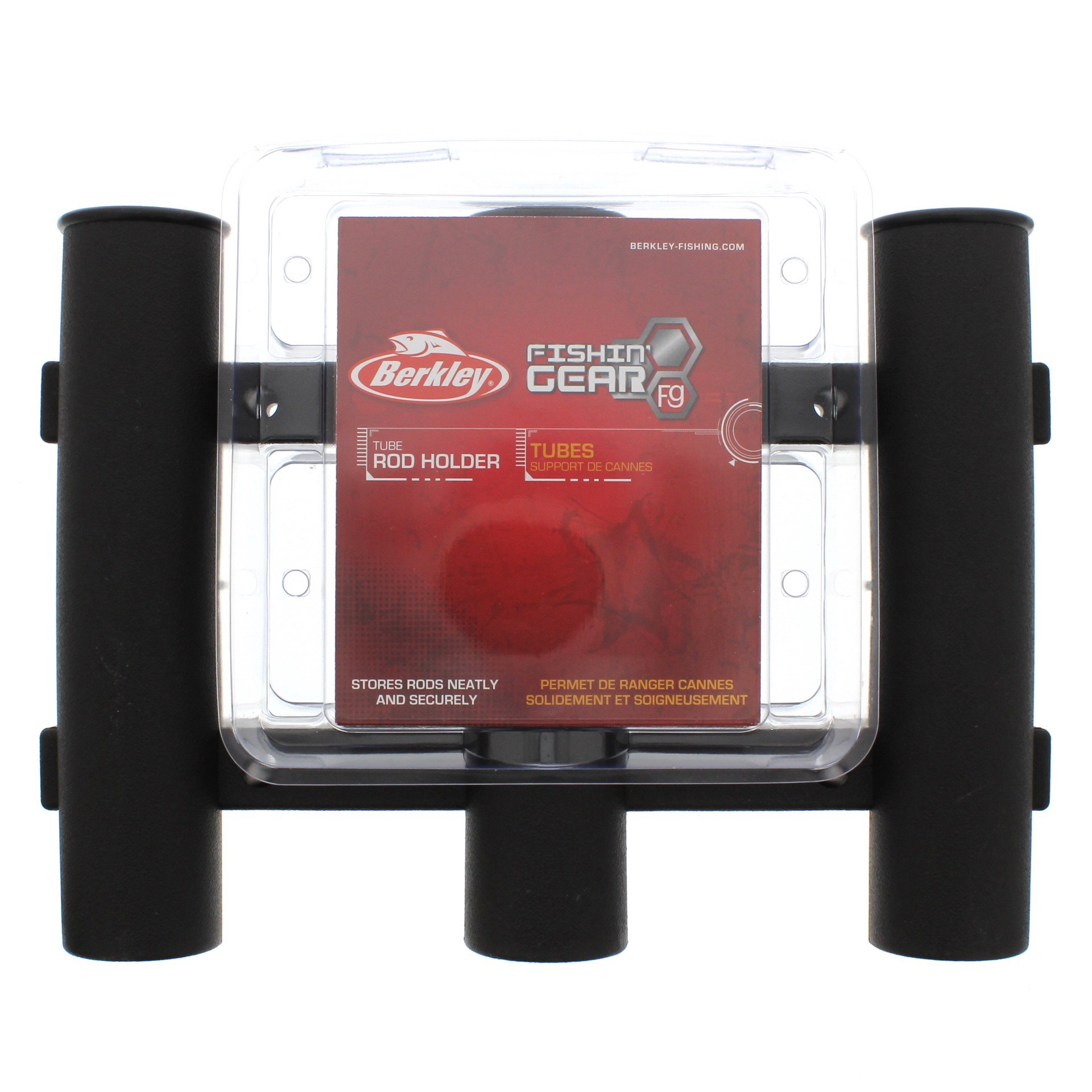 slide 1 of 1, Berkley Tube Rod Rack -Black, 1 ct