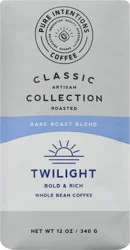 Pure Intentions Coffee Twilight Dark Roast Blend Whole Bean Coffee - 12 oz