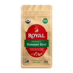 Royal Organic White Basmati Rice - 2 lb Bag