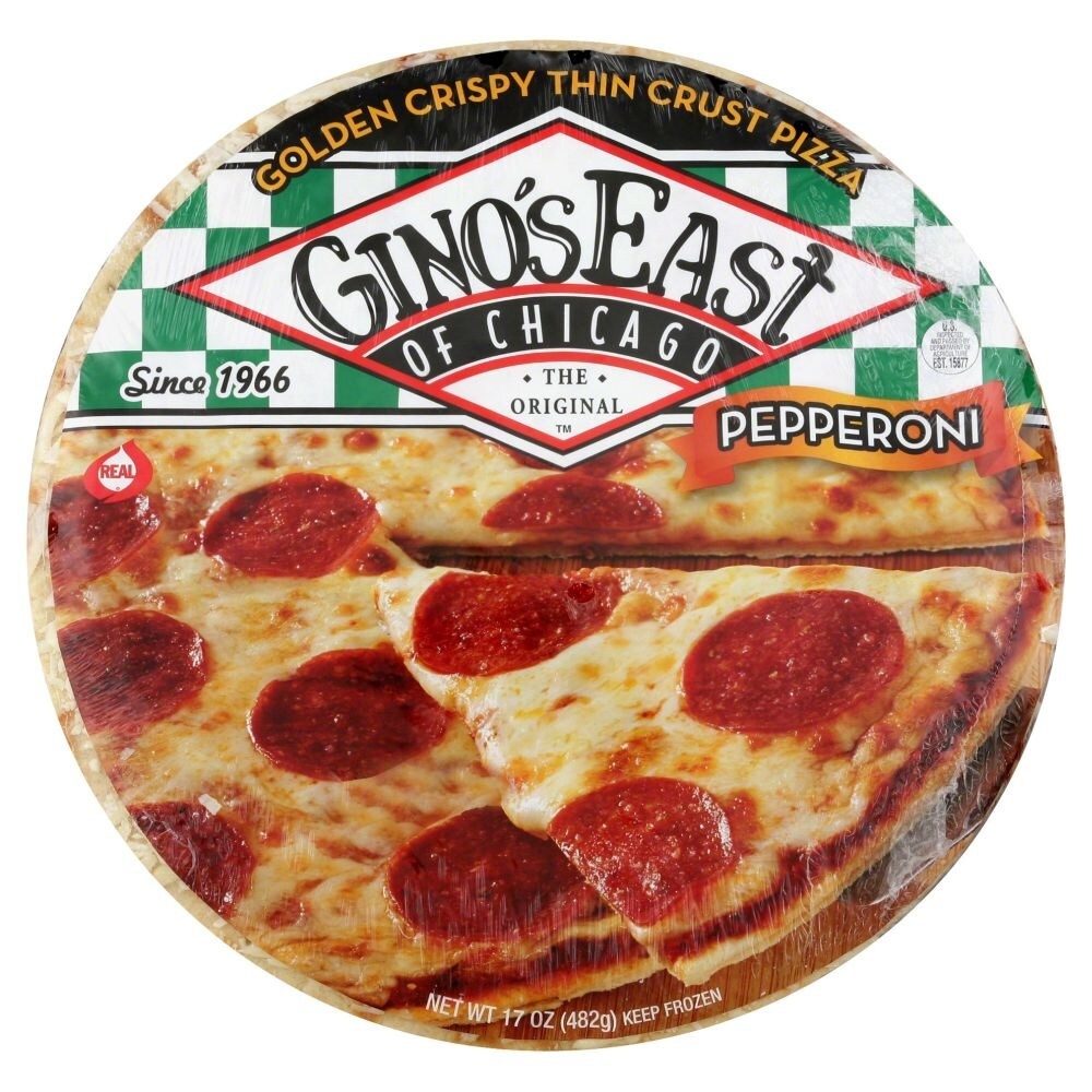 slide 1 of 1, Gino's East of Chicago Pepperoni Pizza, 17 oz