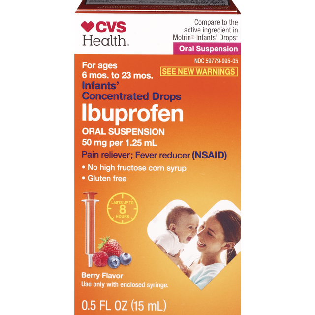 slide 1 of 1, Cvs Cold Ibu Infnt Bry, 1 ct