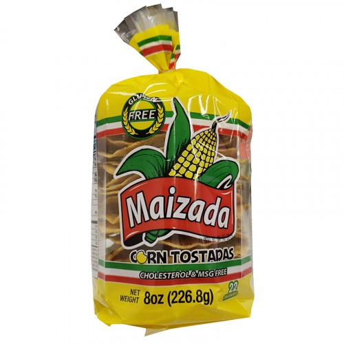 slide 1 of 1, Maizada Yellow Corn Tostadas, 8 oz