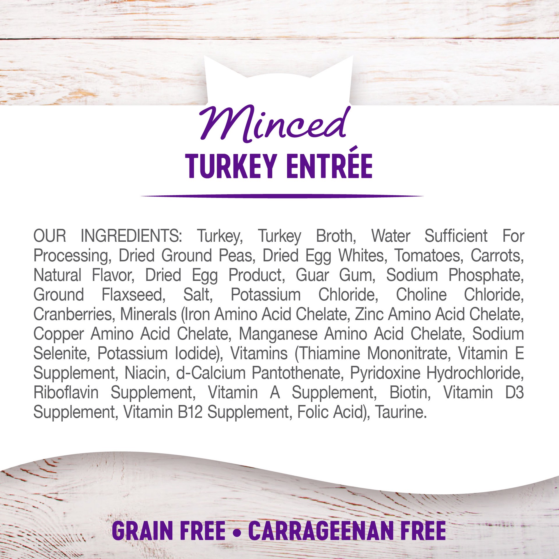 slide 6 of 8, Wellness Well Cat Can Turkey Minced, 3 oz