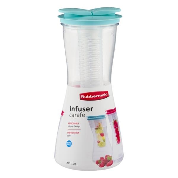 slide 1 of 1, Rubbermaid Infuser Carafe, 2 qt