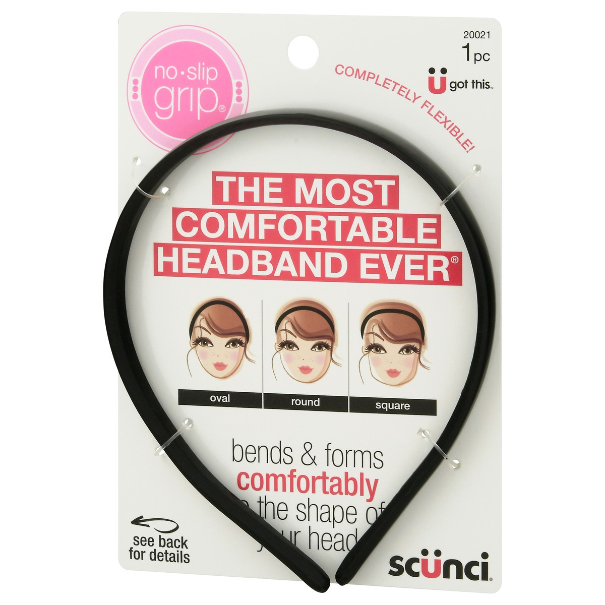 slide 8 of 9, scünci Bendable Headband, 1 ct