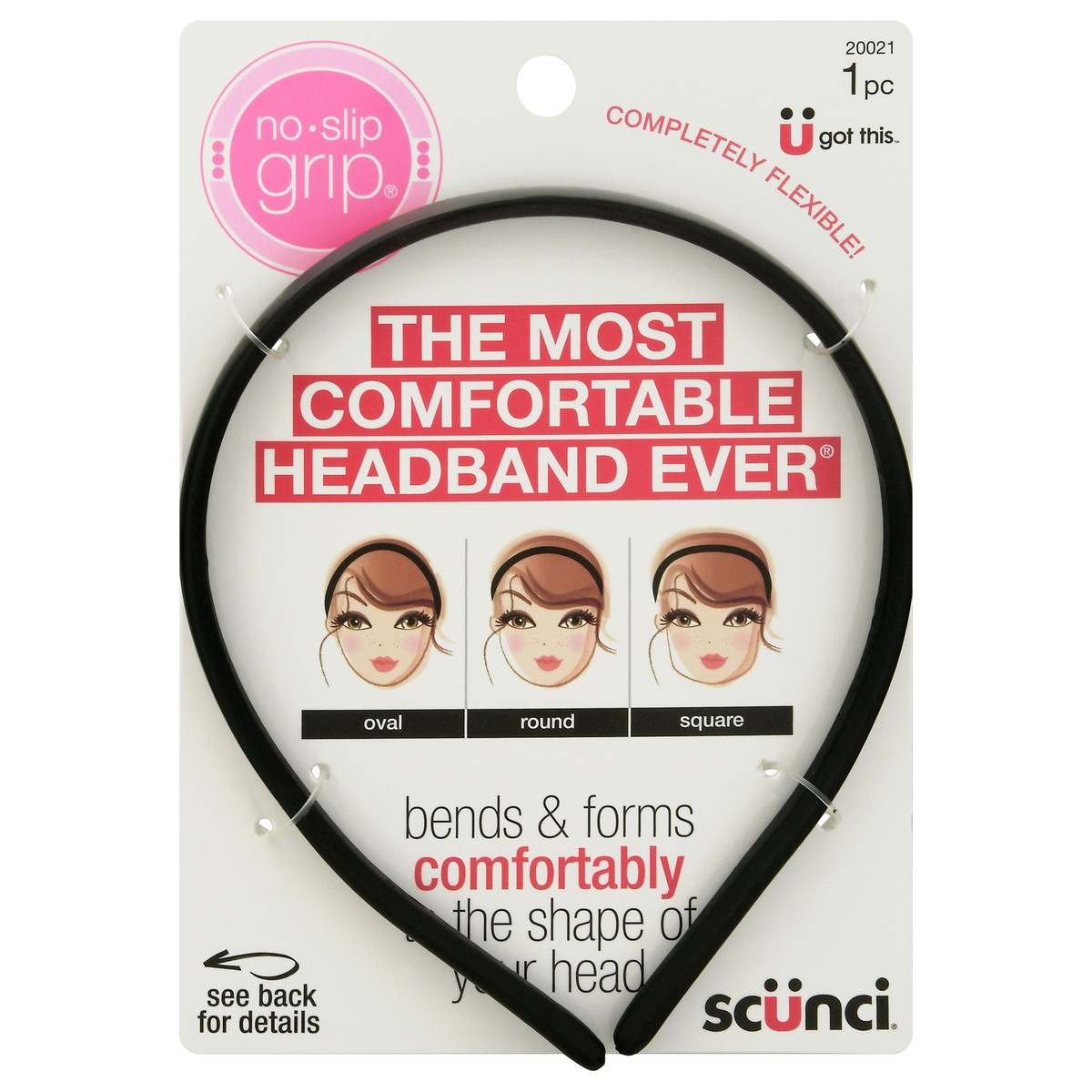 slide 1 of 9, scünci Bendable Headband, 1 ct