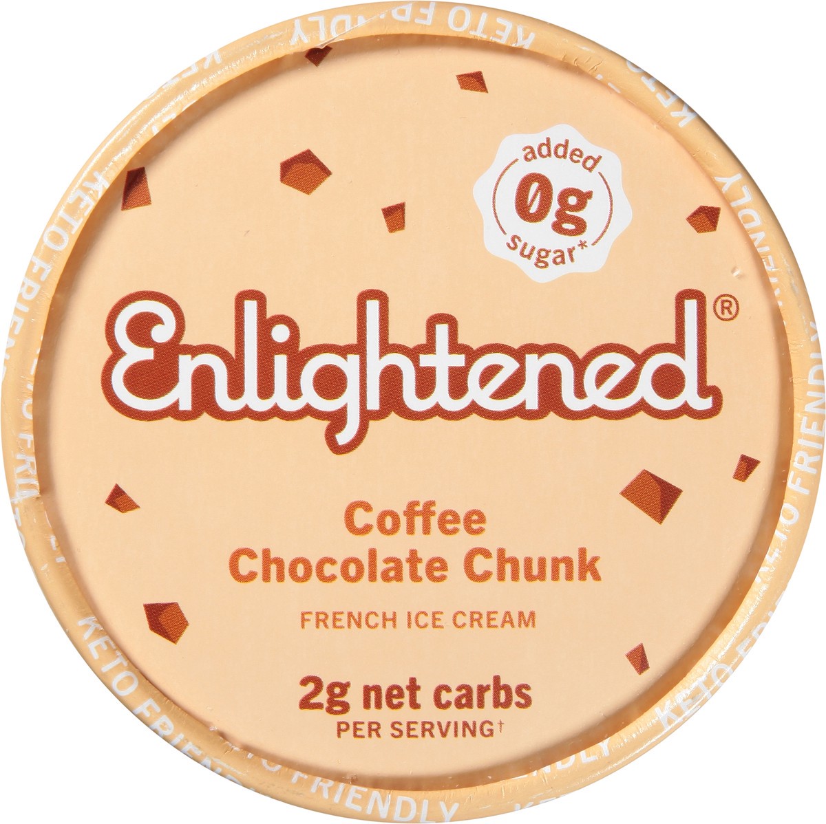 slide 4 of 9, Enlightened Keto Collection Ice Cream Coffee & Cream 1 Pint - 473 Ml, 473 ml