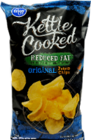 slide 1 of 1, Kroger Reduced Fat Original Kettle Potato Chips, 8.5 oz