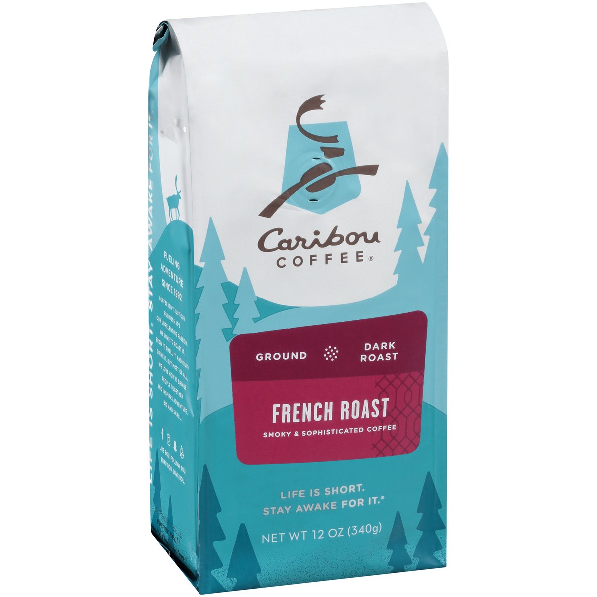 slide 4 of 9, Caribou Coffee French Dark Roast Ground Coffee - 12 oz, 12 oz